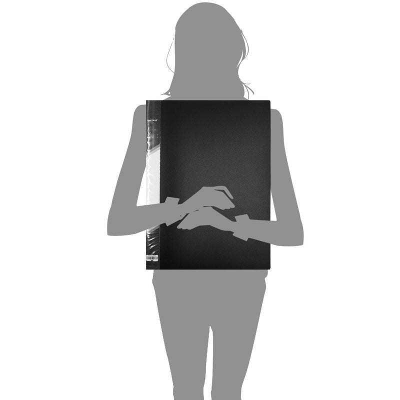 Vantasii Presentation Book 40 Clear Pockets Sleeves Protectors Art Portfolio Clear Book for Artwork, Report Sheet, Letter (16.5x12.1inch) - Image 5